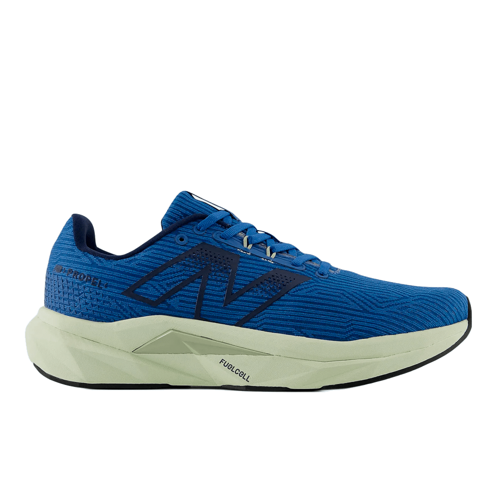 Tênis New Balance Fuelcell Propel V5 Sea Stone Olivine - Masculino - Azul e Verde
