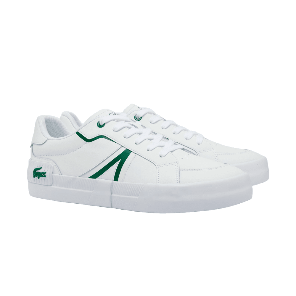 Tênis Lacoste L004 - masculino - branco e verde Branco 2