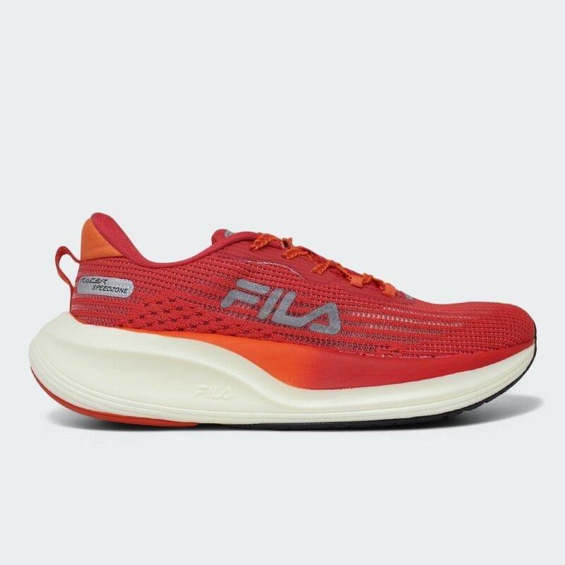 Tenis Fila Racer Speedzone - feminino - vermelho e branco