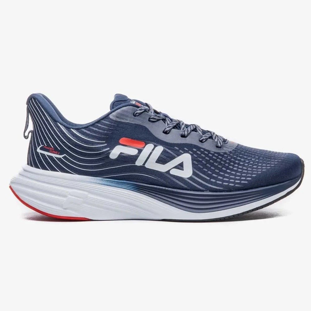 Tênis Fila Racer Curve 2 - masculino - azul e branco