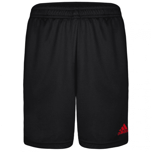 Bermuda Adidas 3 Stripes - masculino - preto e vermelho  Preto 3