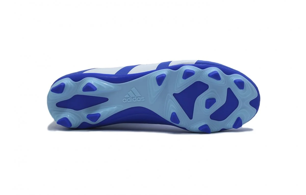 Chuteira campo Adidas Predator Accuracy - unissex - azul e branco Azul 5