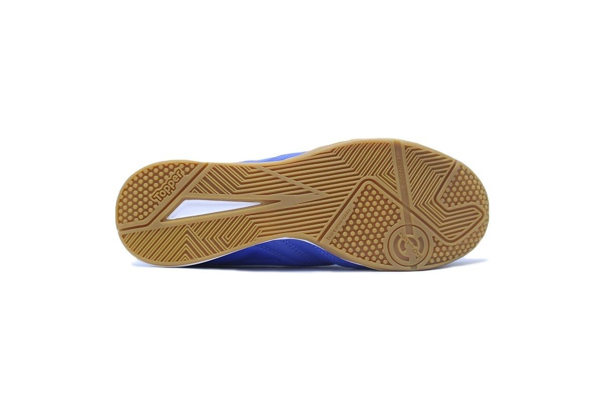 Chuteira futsal Topper Maestro Pro Iv - unissex - azul e branco Azul 4