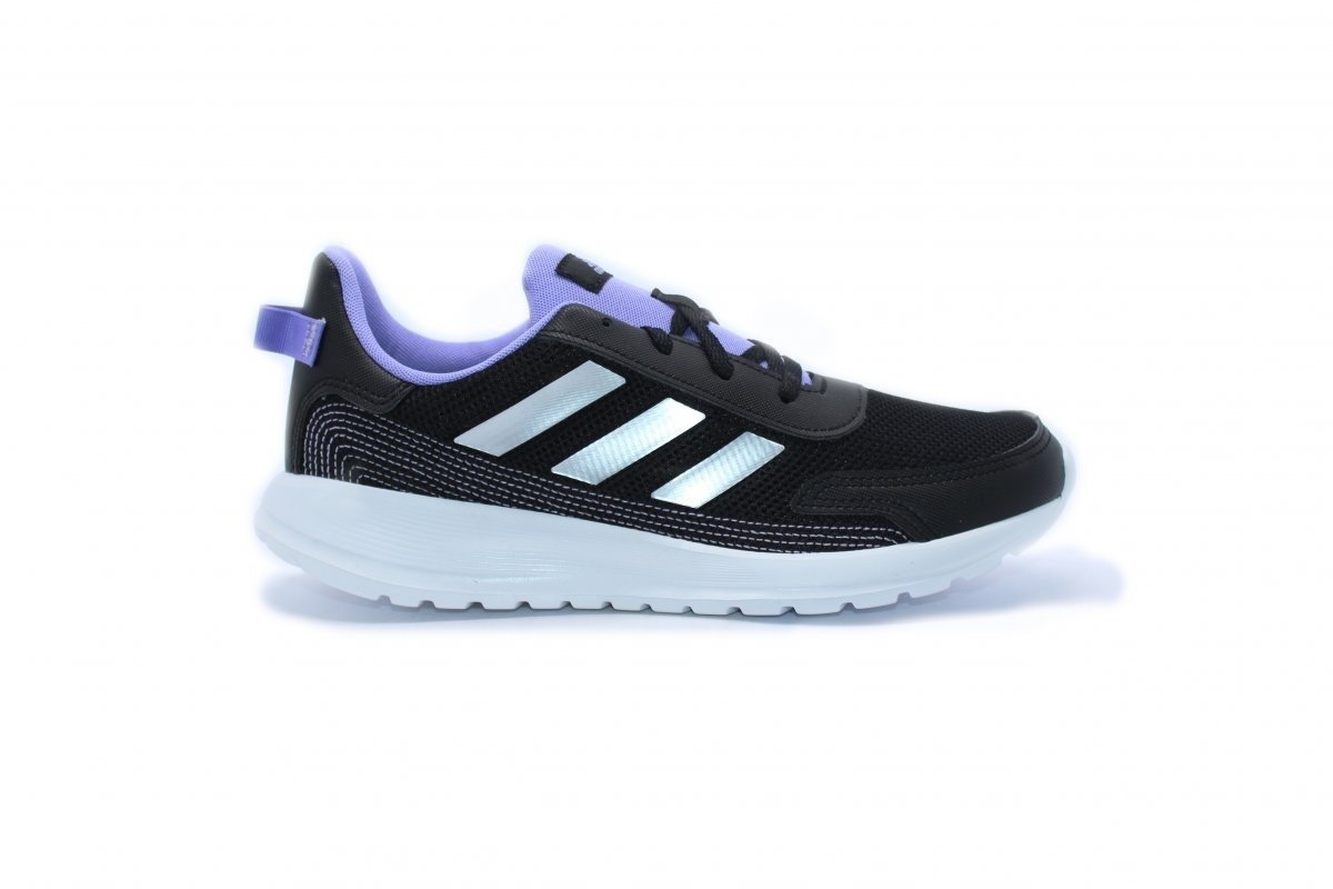 Tênis adidas Tensaur Run K infantil  - masculino - preto e branco
