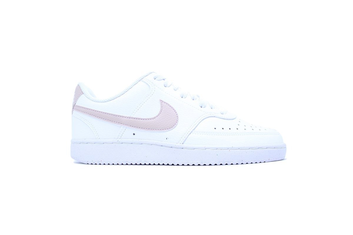 Tenis Nike Court Vision Lo Be - feminino - branco e rosa