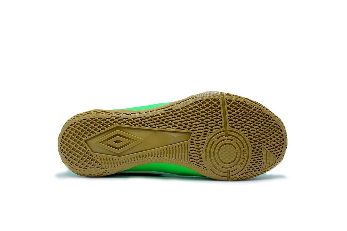 Chuteira futsal/indoor Umbro Orbit - unissex - verde e branco Verde 4