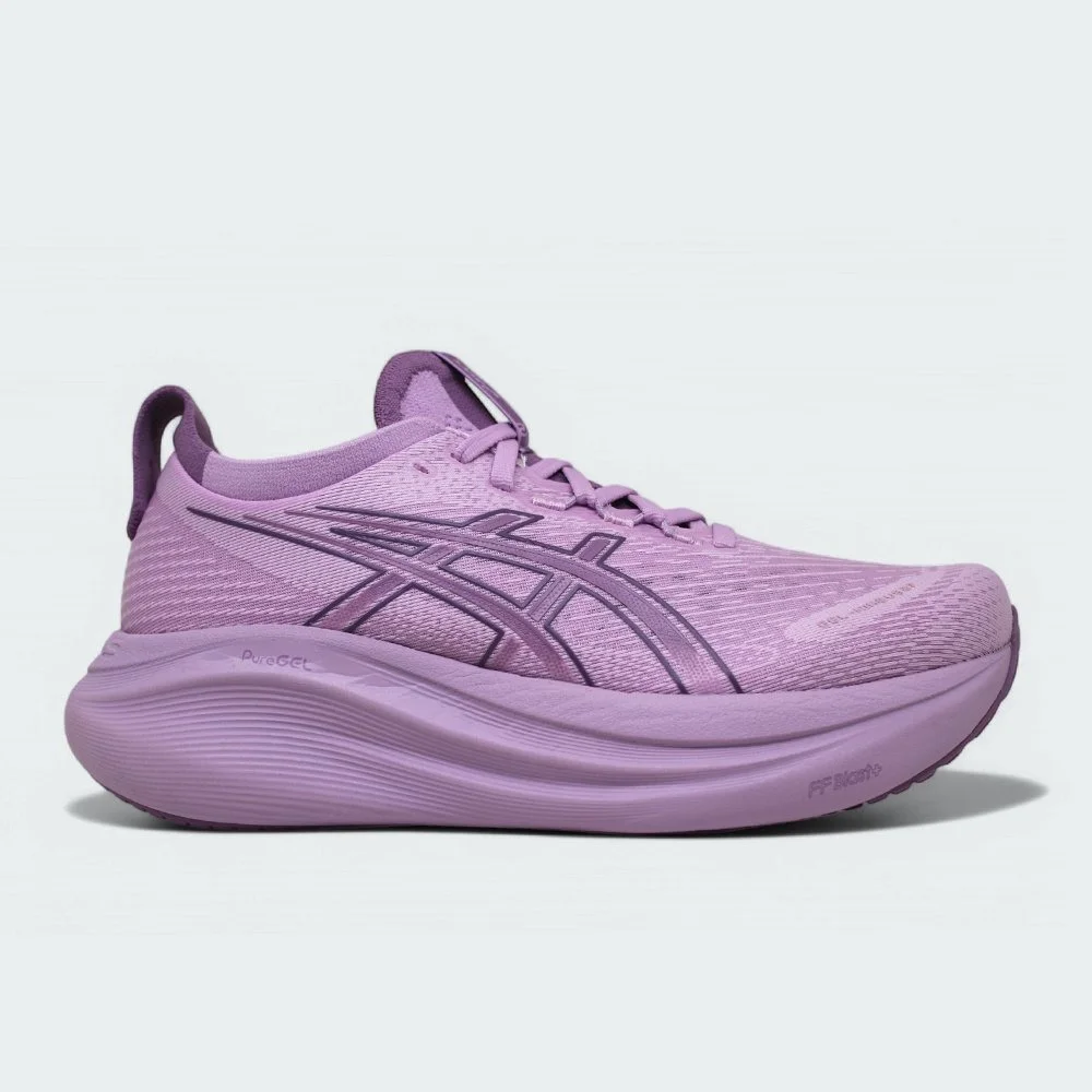 Tenis Asics Gel Nimbus 27 - feminino - lilas Roxo
