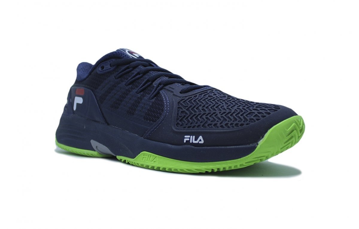 Tenis Fila Float Verve Clay - masculino - azul marinho e verde Azul Marinho 2