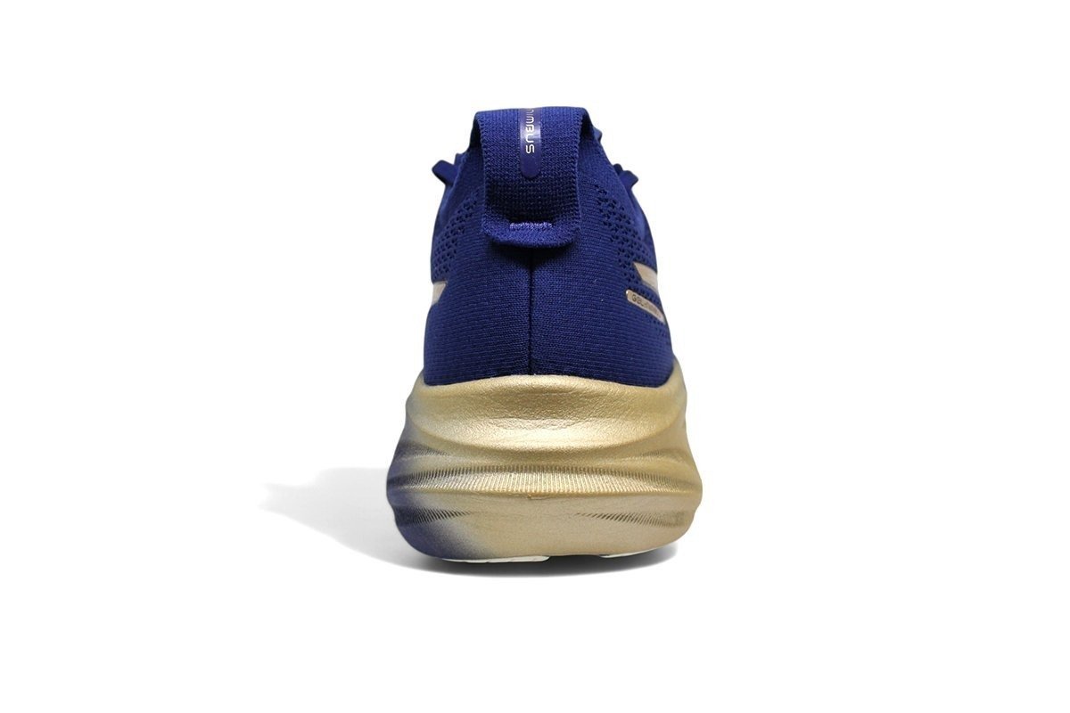 Tenis Asics Gel Nimbus 26 Platinum - masculino - azul e dourado Azul Marinho 3