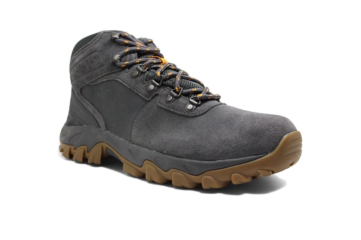 Bota Columbia Newton Ridge Plus II Suede Waterproof - masculino - cinza e marrom Cinza 2