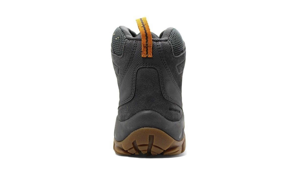 Bota Columbia Newton Ridge Plus II Suede Waterproof - masculino - cinza e marrom Cinza 3