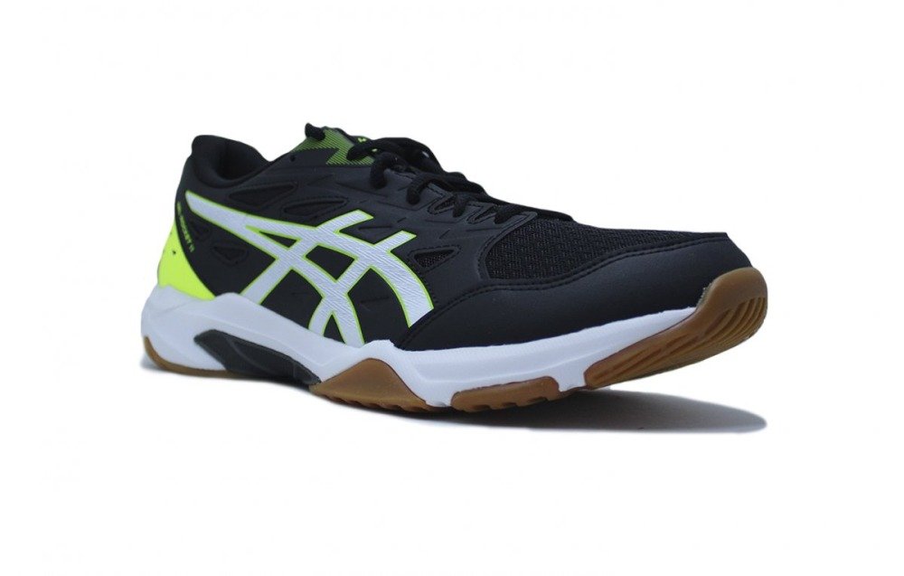 Tenis Asics Gel Rocket 11 - masculino - preto e branco Preto 2
