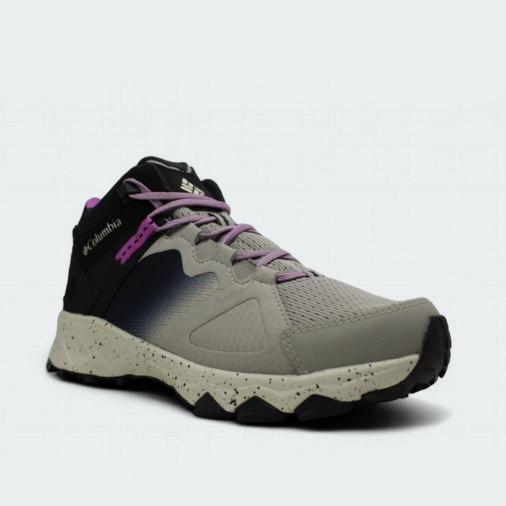 Bota Columbia Peakfreak Hera Mid Outdry - feminino - cinza e rosa Cinza 2