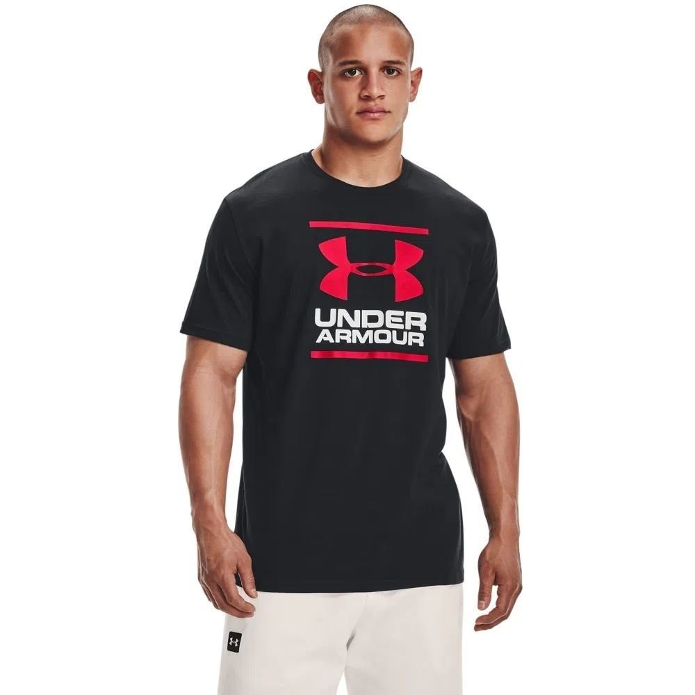 Camiseta Under Armour Gl Foundation - masculino - preto e vermelho