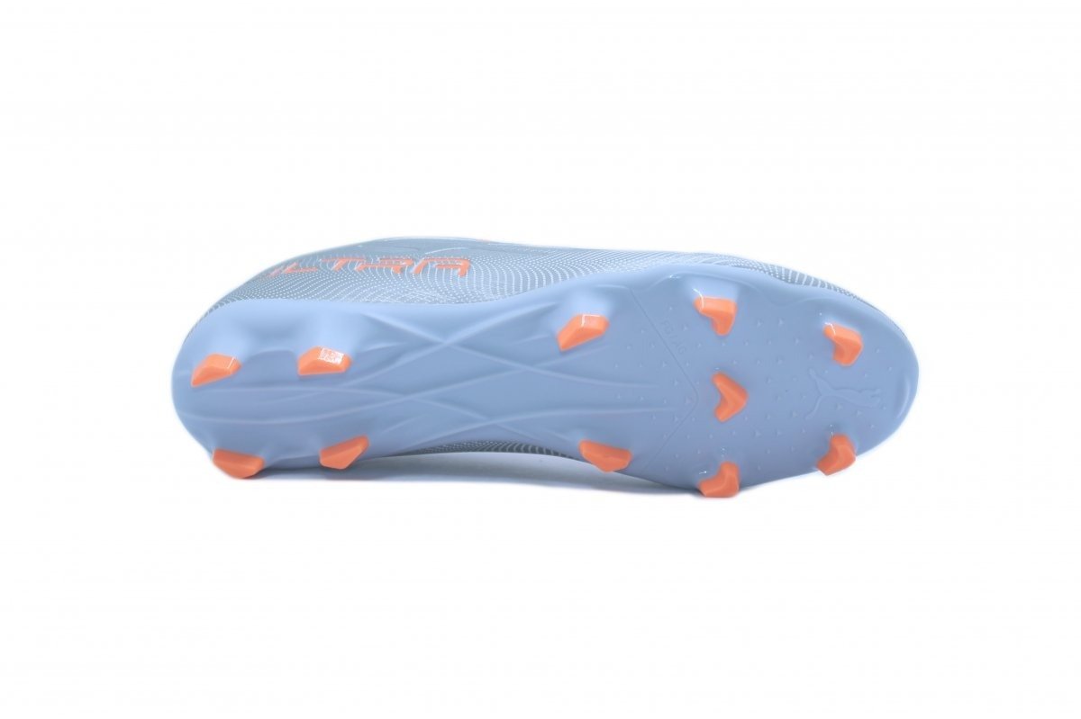 Chuteira Campo Puma Ultra 4.4 - unissex  - cinza e laranja Cinza 4