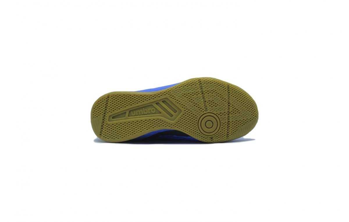 Chuteira futsal Umbro Warskin Jr infantil - unissex - azul e preto Azul 4
