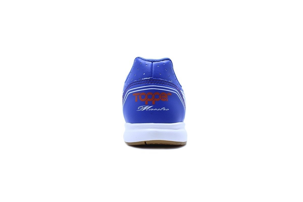 Chuteira futsal/indoor Topper Maestro Td Iv - unissex - azul e branco Azul 3