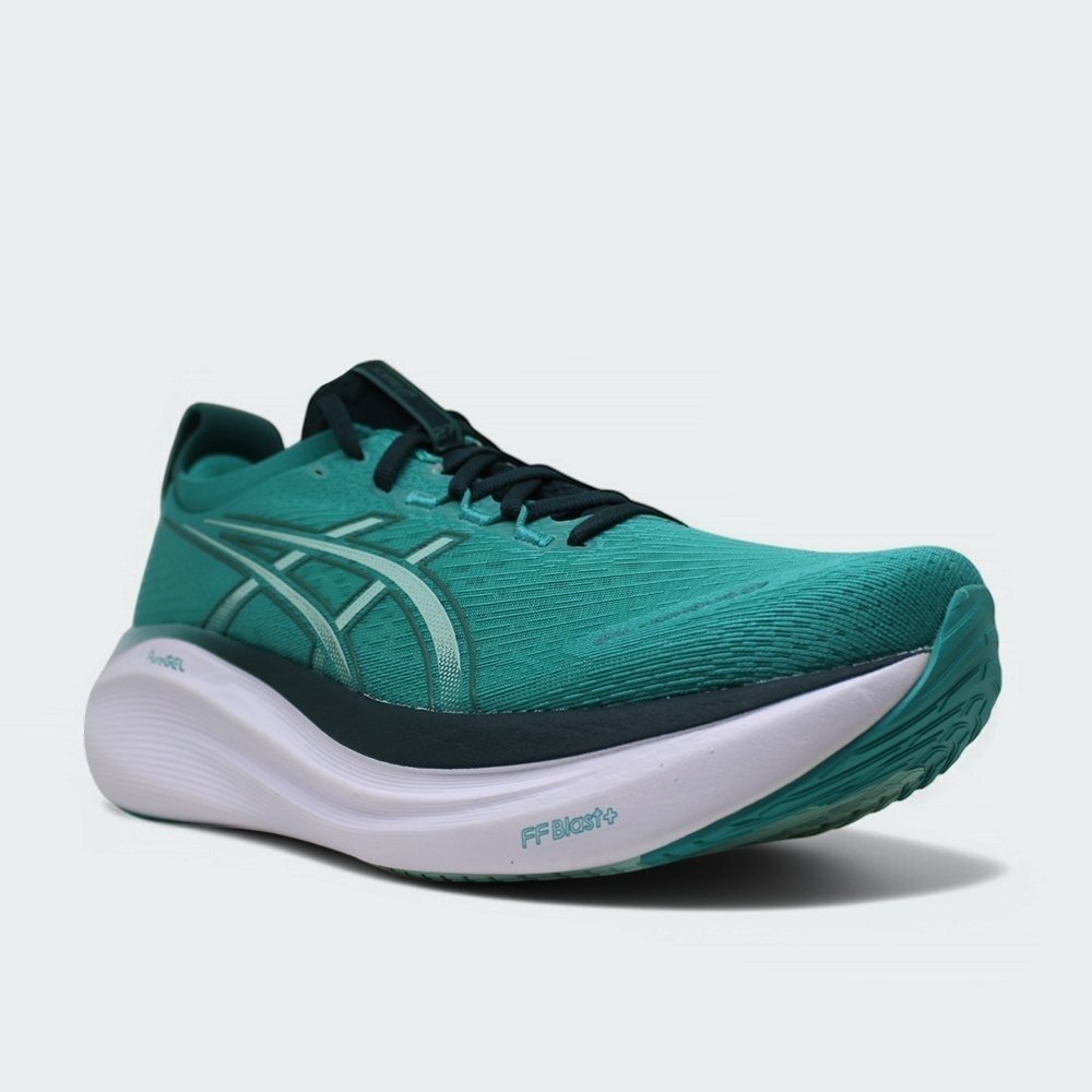 Tenis Asics Gel Nimbus 27 - masculino - verde Verde 2