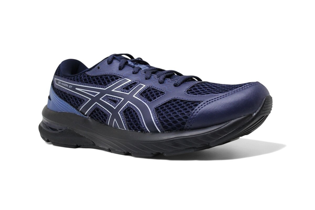 Tenis Asics Gel Nagoya St - masculino - azul e preto Azul 2