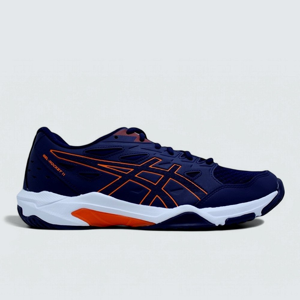 Tenis Asics Gel-Rocket 11 - feminino - azul marinho
