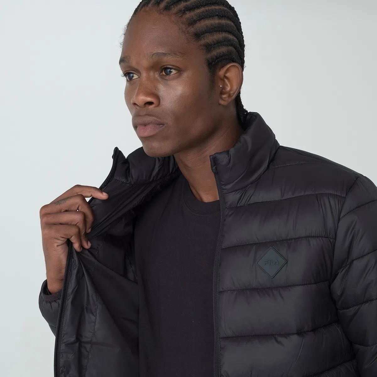 Jaqueta Fila Touch - masculino - preto Preto 3