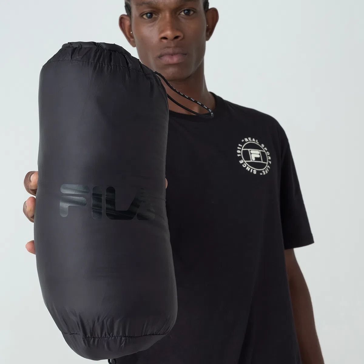 Jaqueta Fila Touch - masculino - preto Preto 4