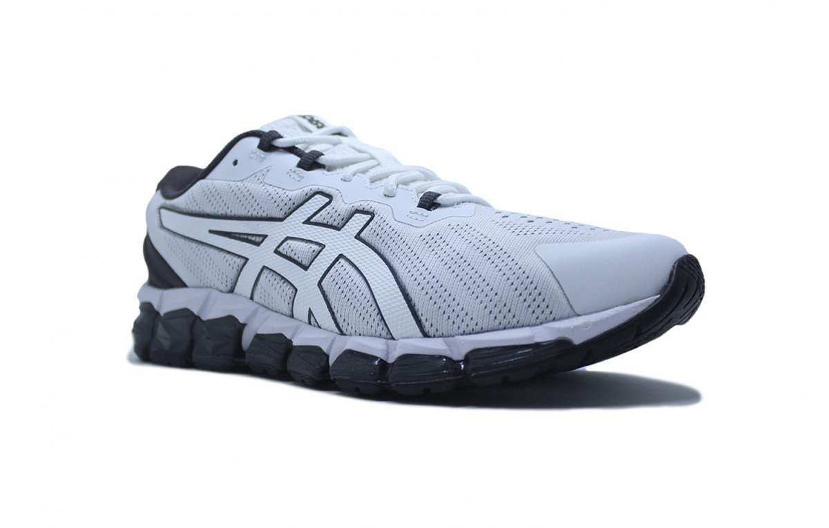 Tenis Asics Gel Quantum 360 - masculino - branco e cinza Branco 2
