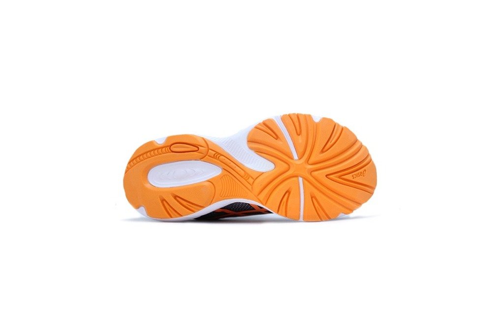 Tenis Asics Fantasy 4ps infantil - masculino - cinza e laranja Cinza 4