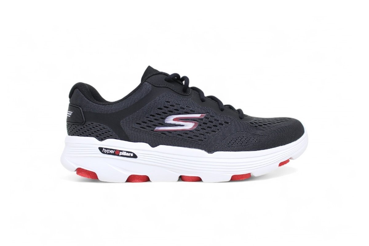 Tenis Skechers Go Run 7.0 - masculino - preto e branco