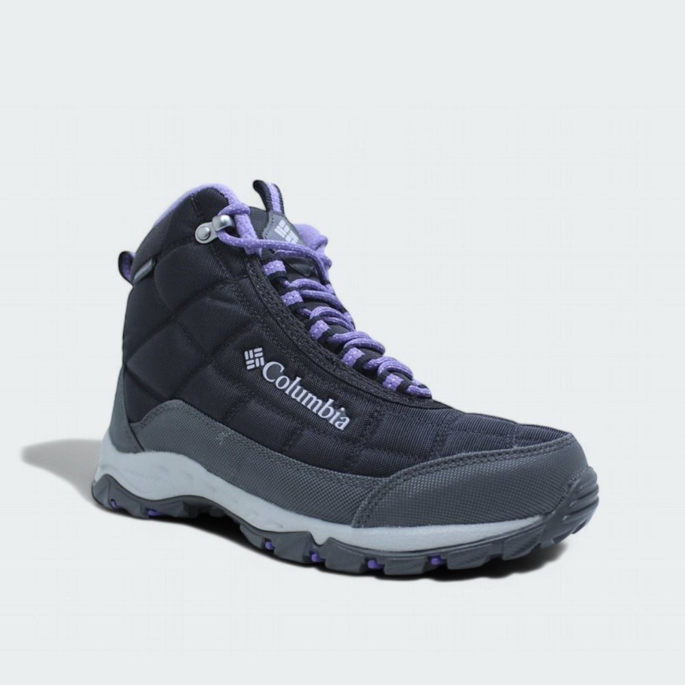 Bota Columbia Firecamp Boot - feminino - preto e roxo Preto 2