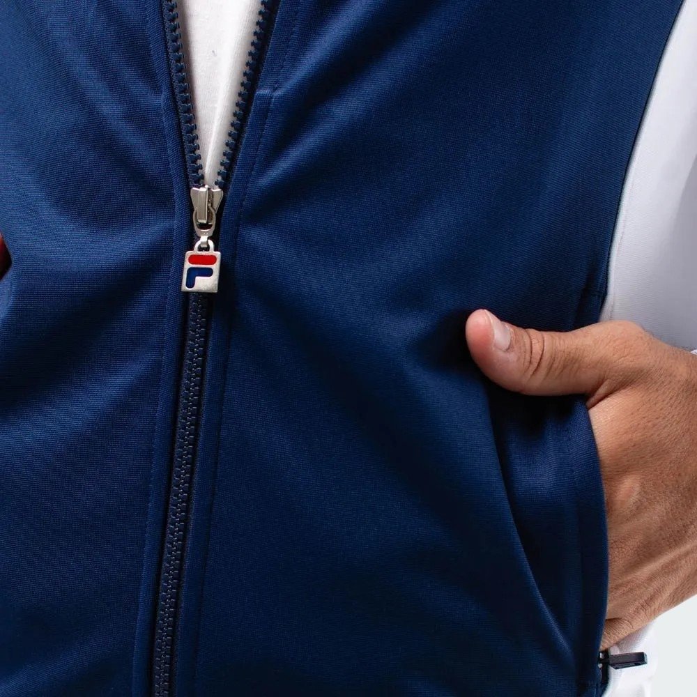 Jaqueta Fila Heritage - masculino - azul marinho e branco Azul 4