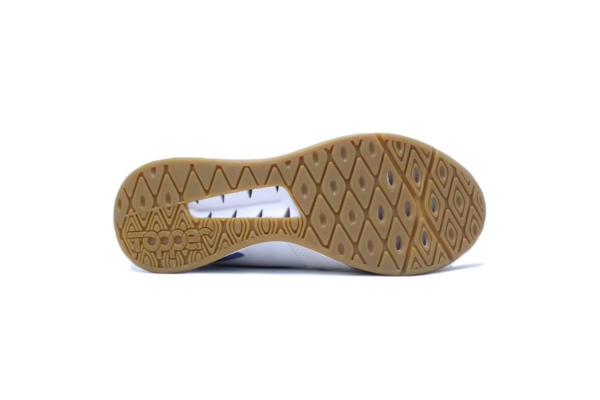 Chuteira futsal/indoor Topper Dominator Pro Iv - unissex - branco e azul Branco 4