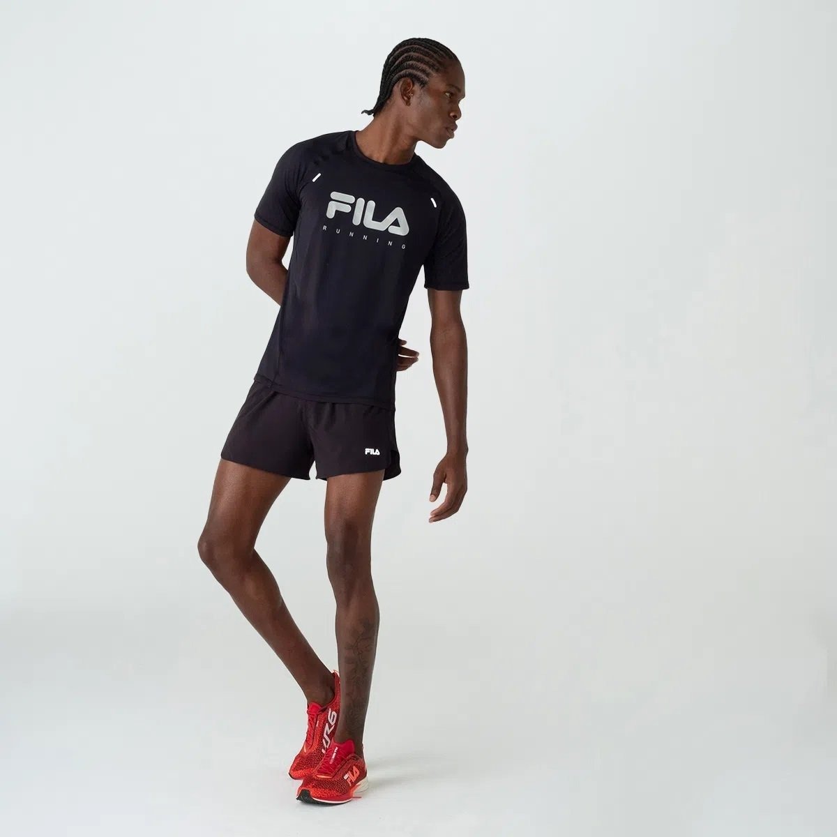 Short Fila Performance Curve 3 Ii - masculino - preto Preto 3