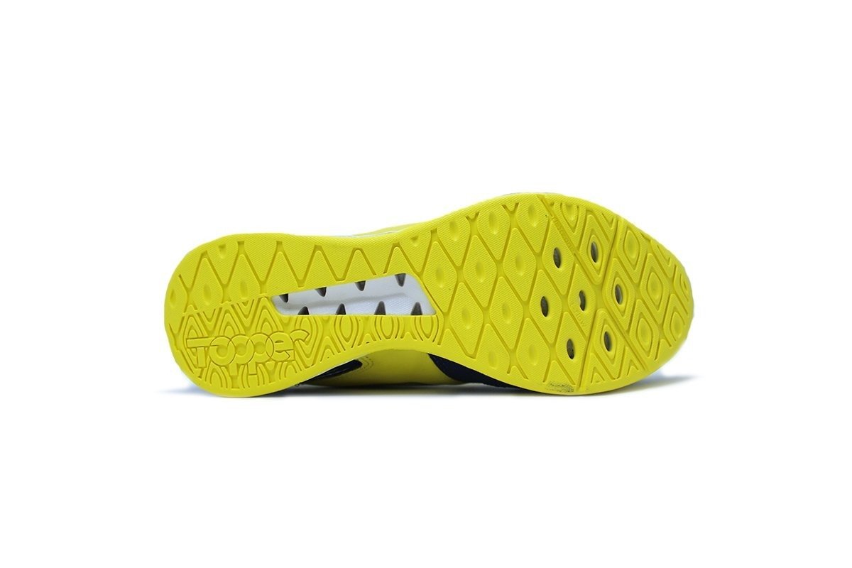 Chuteira futsal Topper Dominator Pro Iv - unissex - amarelo e azul marinho Amarelo 4