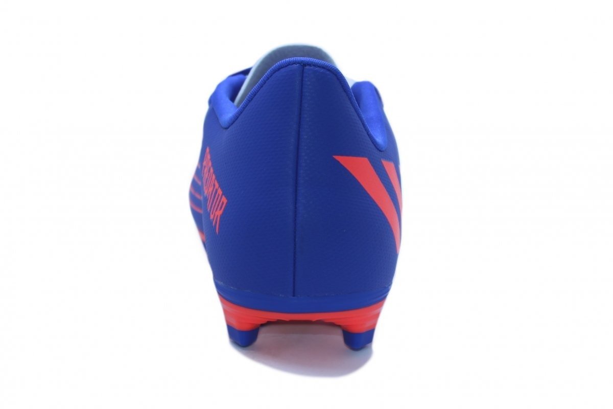 Chuteira campo Adidas Predator 22 - unissex - vermelho e azul marinho Azul 3