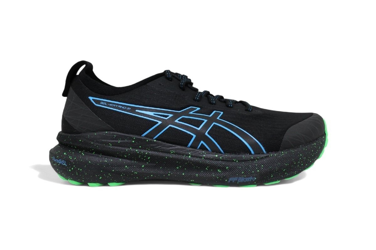 Tenis Asics Gel Kayano 31 Lite-Show - masculino - preto e azul claro