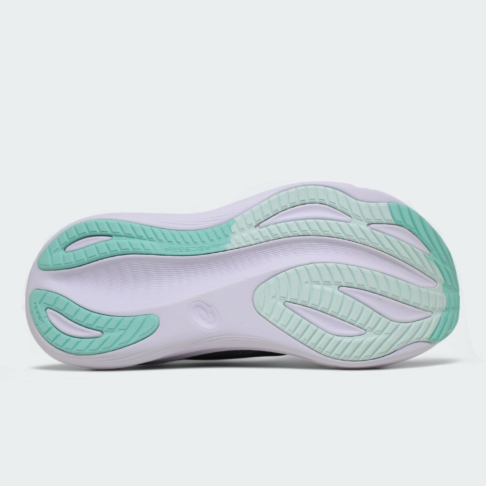 Tenis Asics Gel Nimbus 27 - feminino - cinza e verde Cinza 5