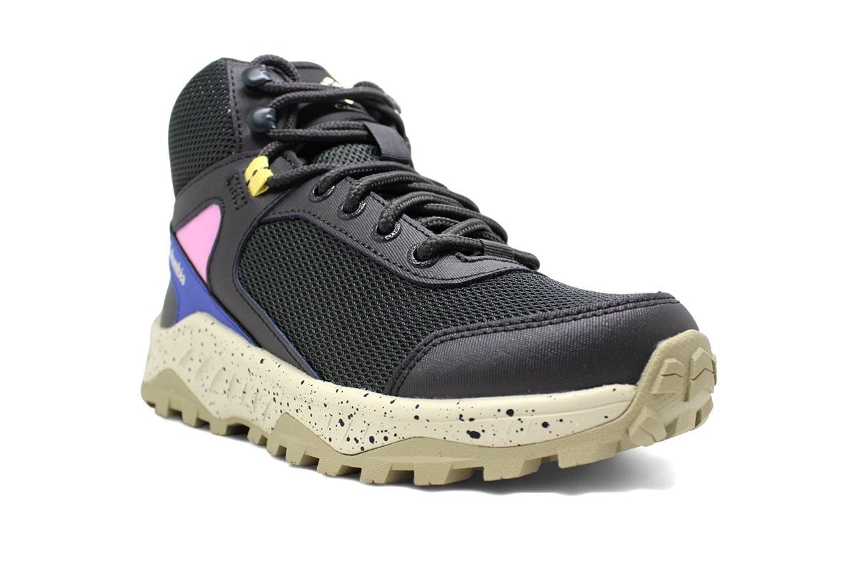 Bota Columbia Trailstorm Ascend Mid Wp - feminino - cinza e rosa Chumbo 2