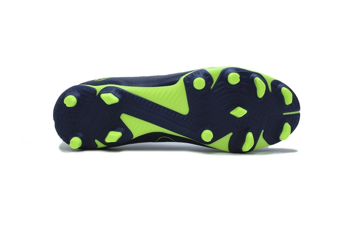 Chuteira campo Puma Future Play - unissex - azul marinho e verde Azul Marinho 4