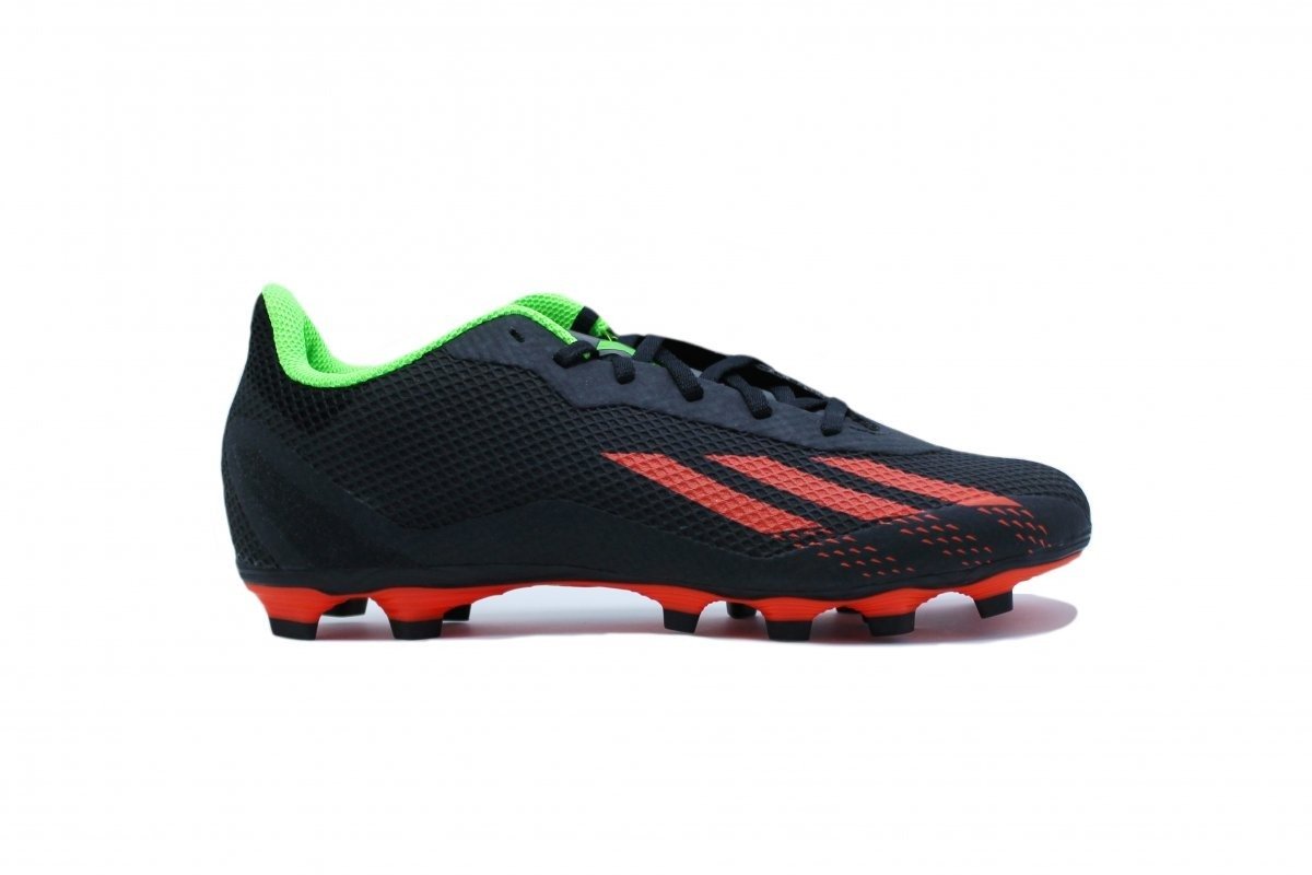 Chuteira campo Adidas X Speedportal.4 - unissex - preto e vermelho