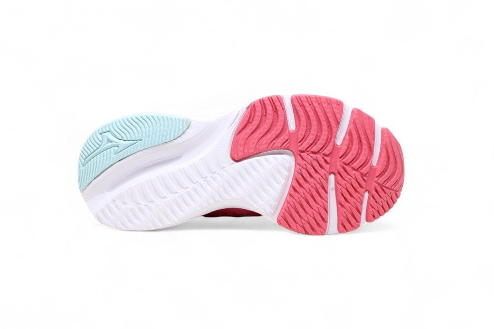Tenis Mizuno Space 4 infantil - unissex - rosa e branco Rosa 4
