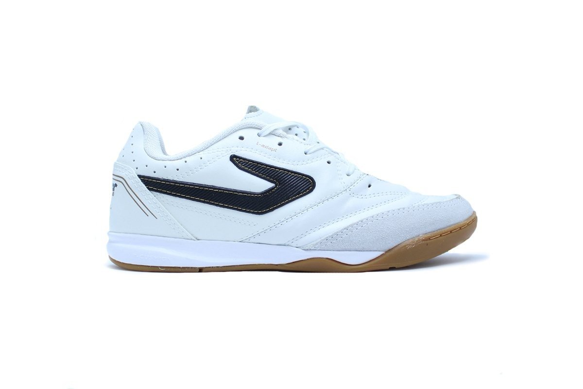 Chuteira futsal Topper Maestro Pro Iv - unissex - branco e preto Branco 2