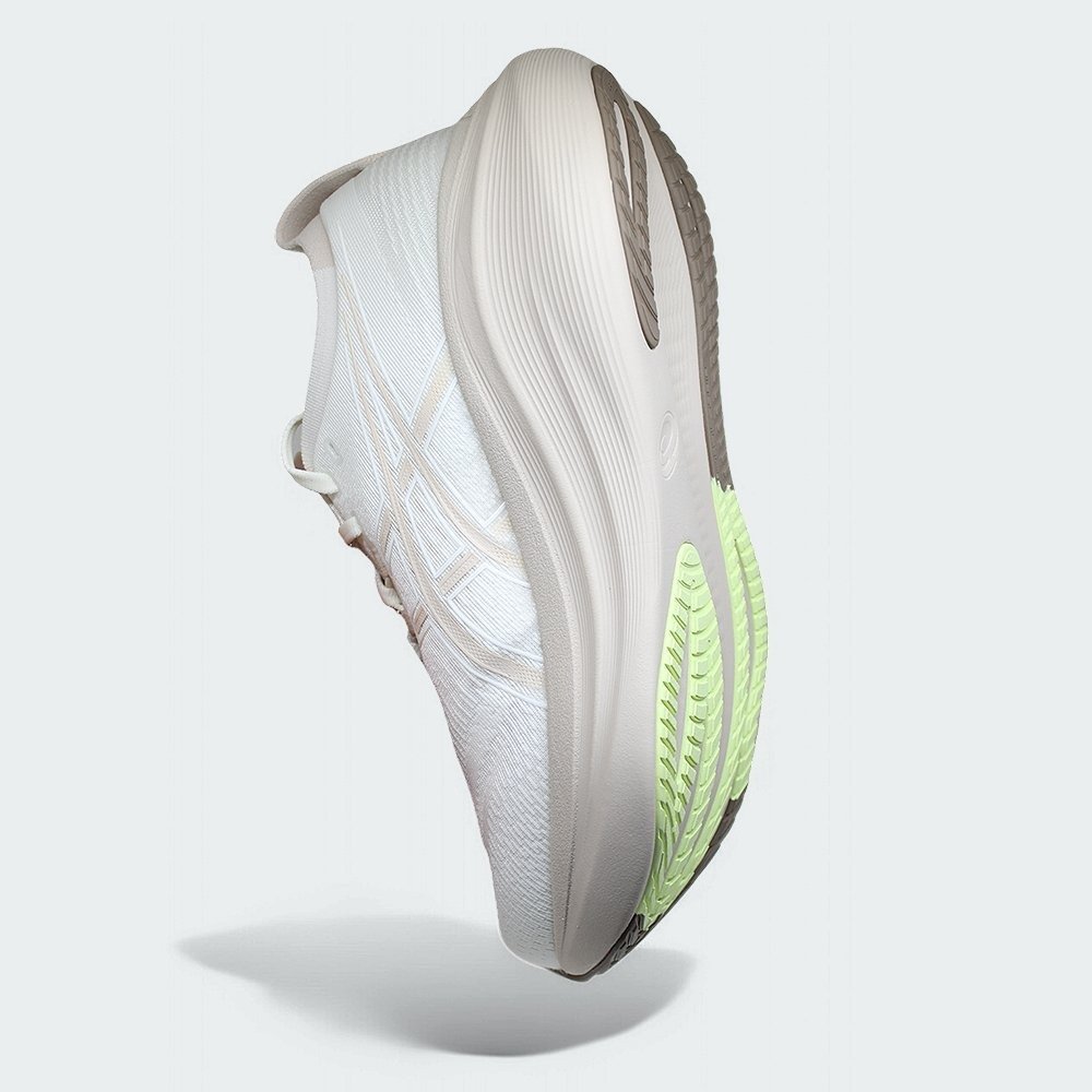 Tenis Asics Gel Nimbus 27 - feminino - creme Branco 6