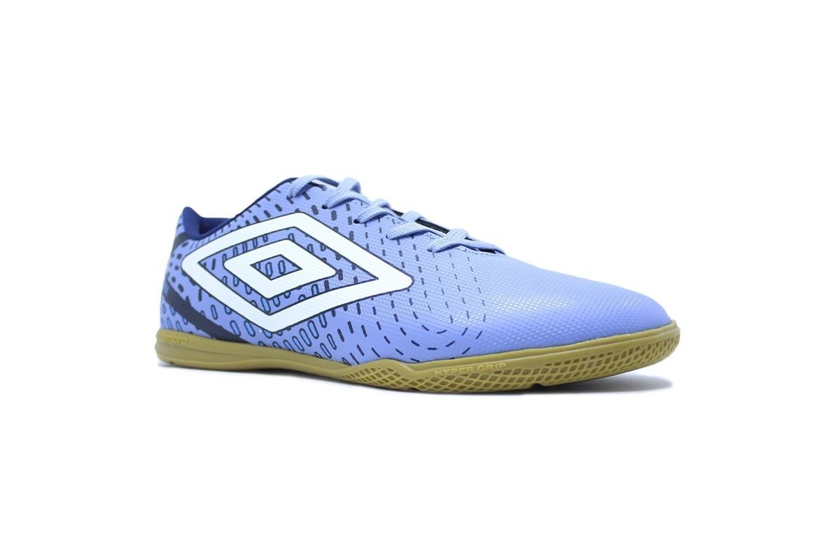 Chuteira futsal/indoor Umbro Plasma - unissex - azul e branco Azul 2