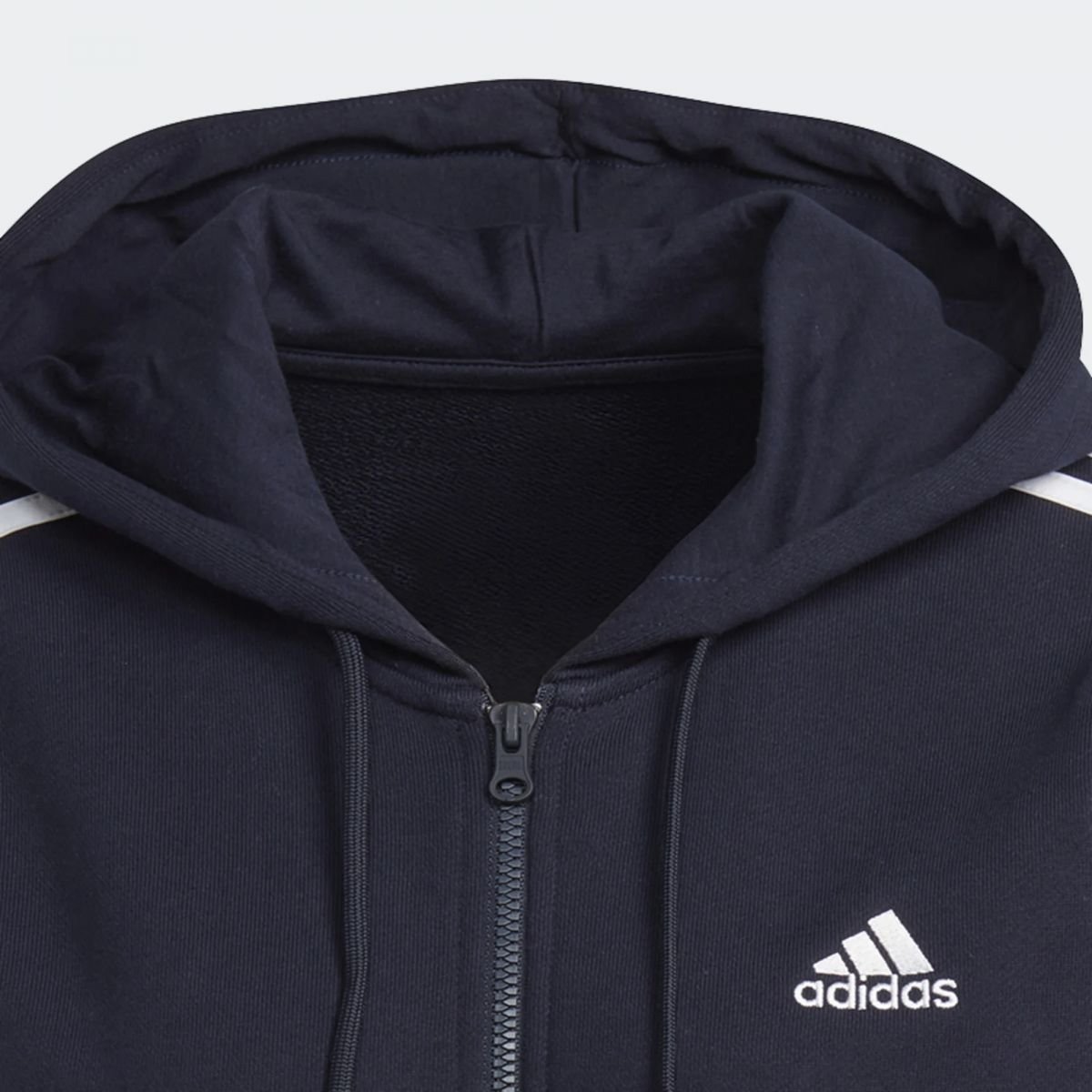 Jaqueta Adidas Essential 3 Stripes - feminino - azul marinho Azul Marinho 3