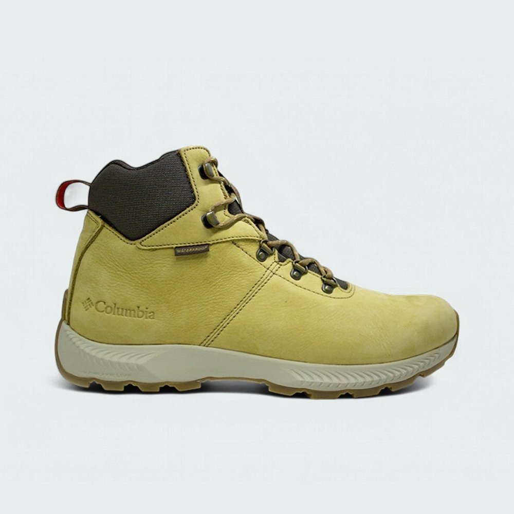 Bota Columbia Landroamer Explorer Nb Wp - masculino - amarelo queimado
