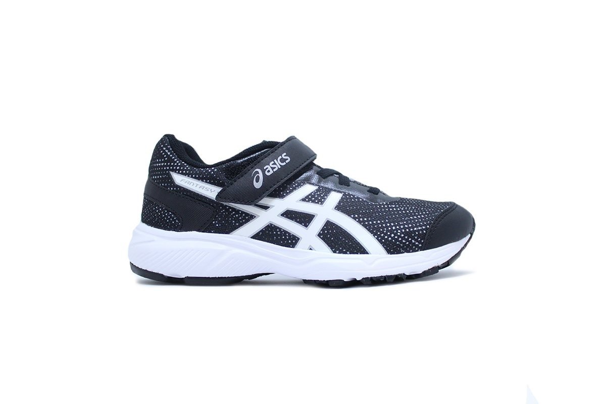 Tenis Asics Fantasy 4ps infantil - masculino - preto e branco