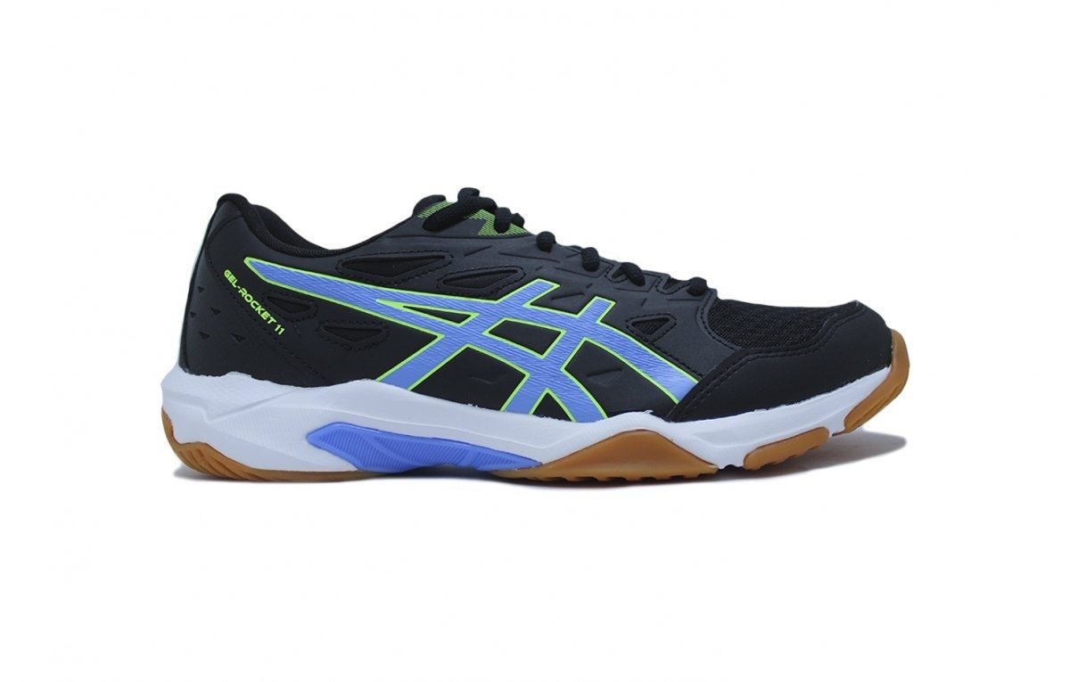 Tens Asics Gel Rocket 11 - masculino - preto e azul