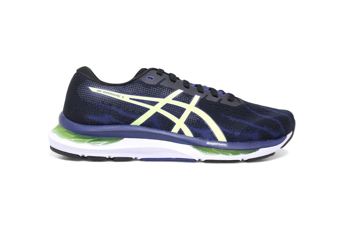 Tenis Asics Gel Hypersonic 5 - masculino - preto e amarelo