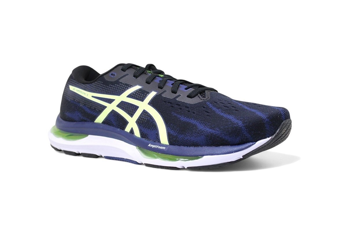 Tenis Asics Gel Hypersonic 5 - masculino - preto e amarelo Preto 2